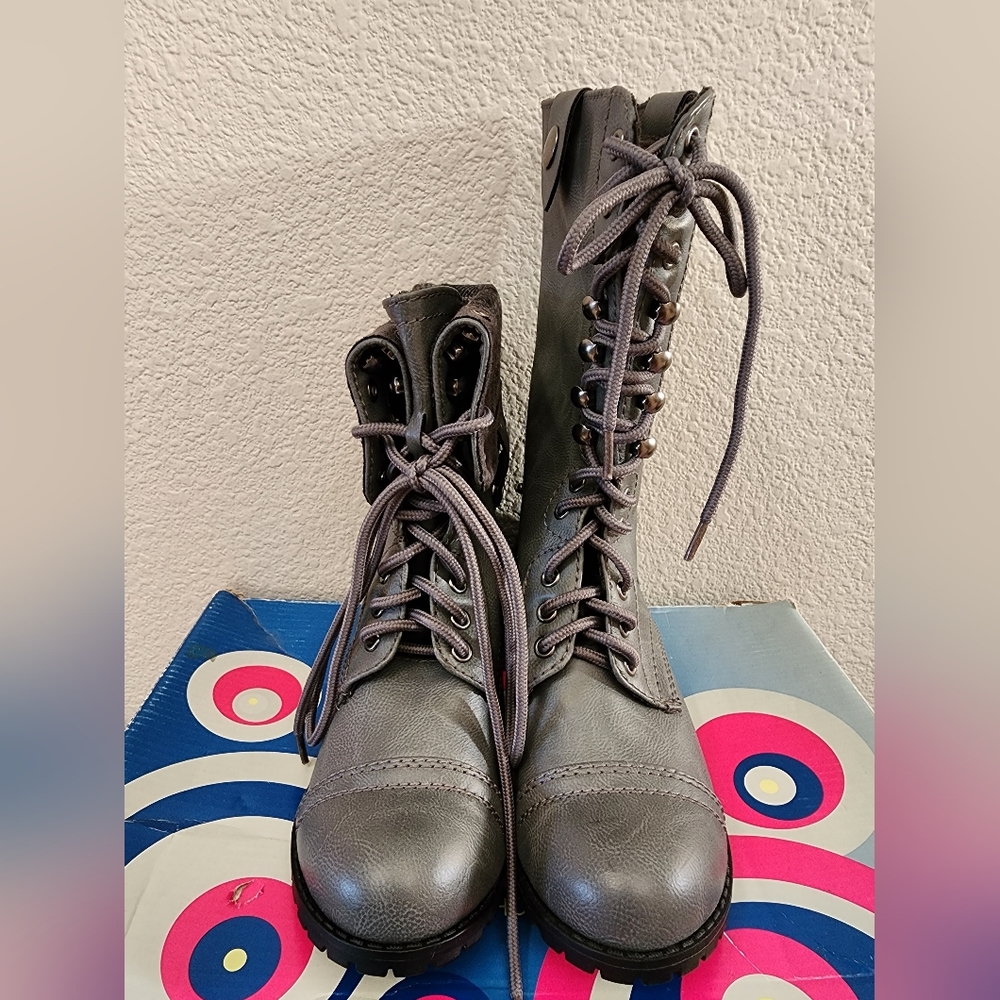 SODA Oralee Fold-Over Combat Boots!